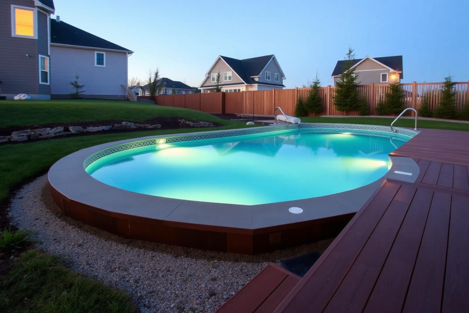 Semi In-Ground Pools